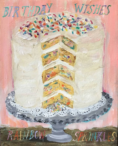 Kelly's Confetti Cake Greeting Card
