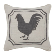 Rooster Silhouette Pillow 6x6