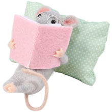 Reading Pillow Mouse Critter