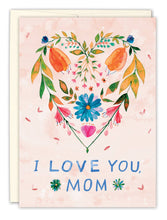 Floral Heart Mother's Day Card
