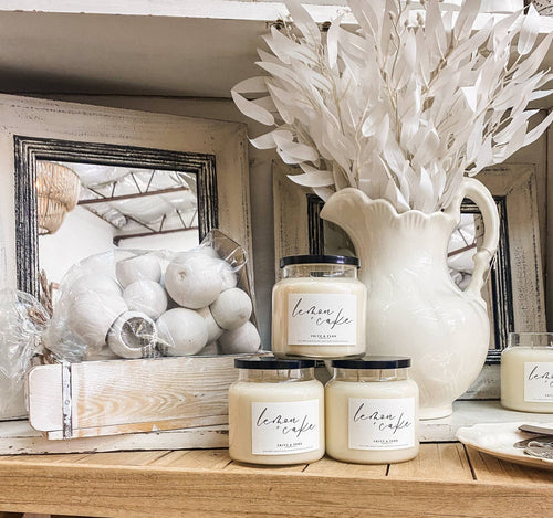 18 oz. Lemon + Cake Soy Candle