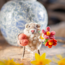 Heart and Flowers Sheep