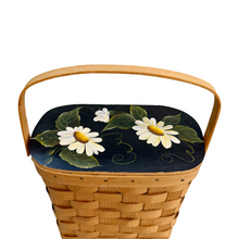 Woven Wicker Daisy Basket