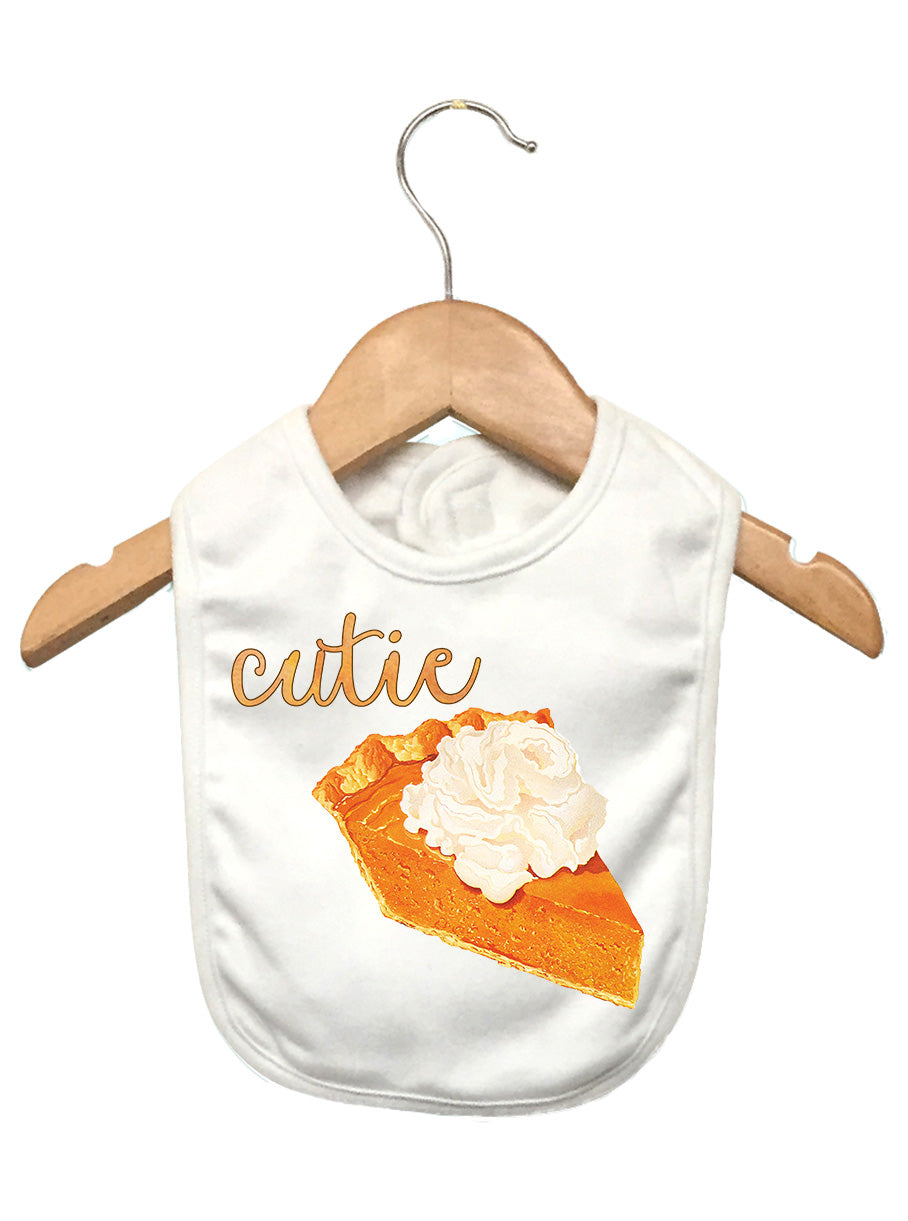 Cutie Pie Pumpkin Baby Bib