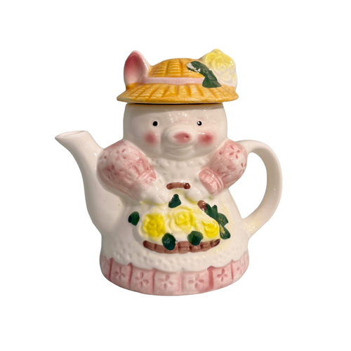 Vintage Novelty Pig Teapot