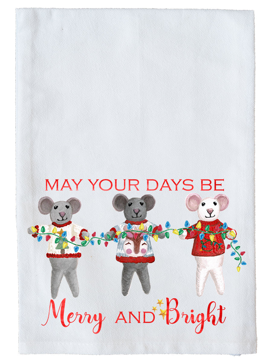 Mouse Merry and Bright Towel