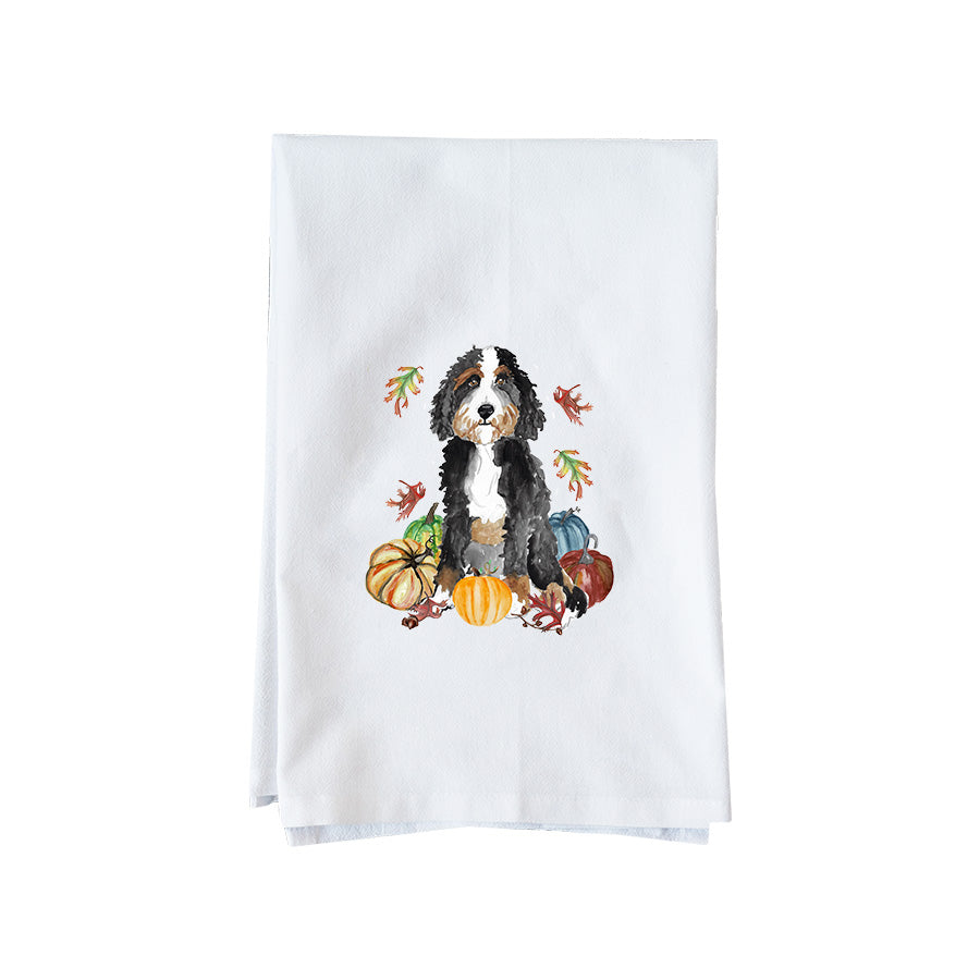 Bernedoodle Fall Towel