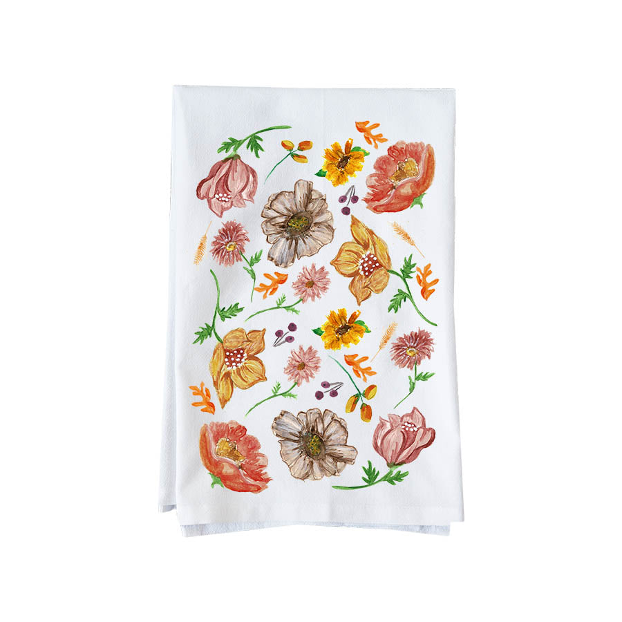 Fall Floral Towel