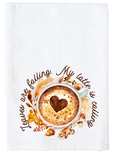 My Latte Is Calling Towel