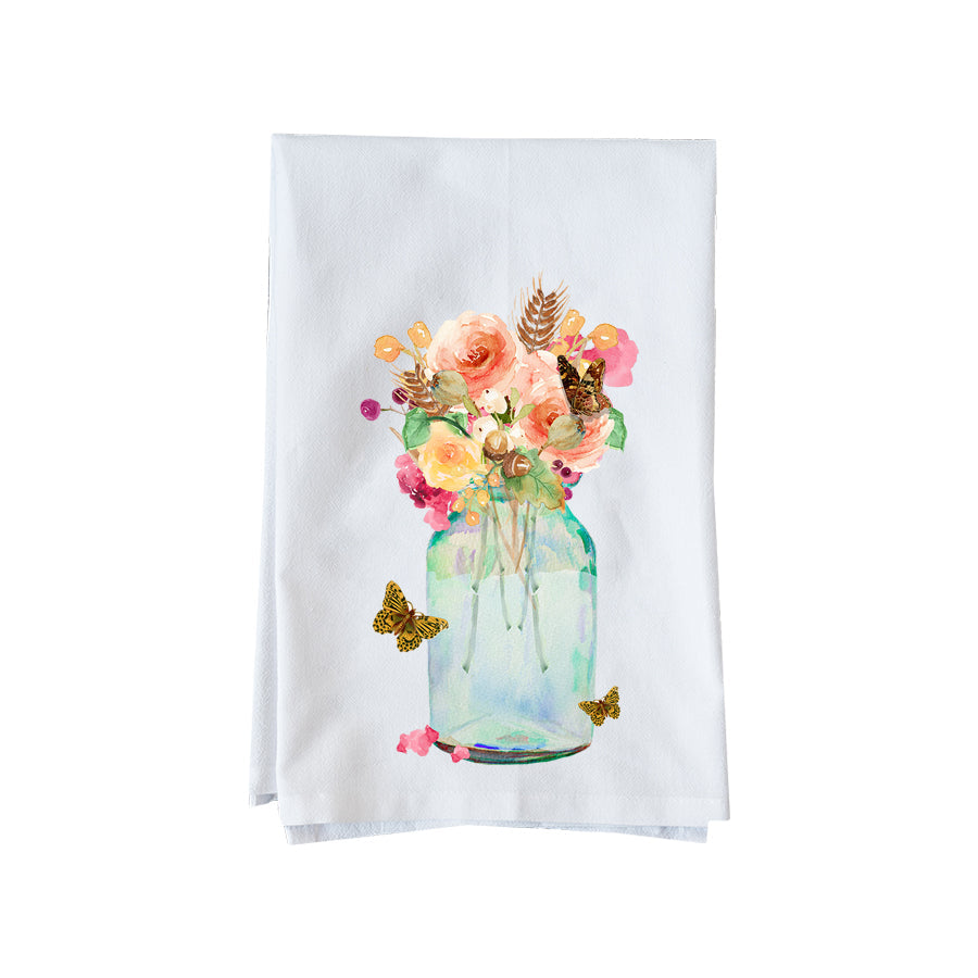 Fall Mason Jar Towel