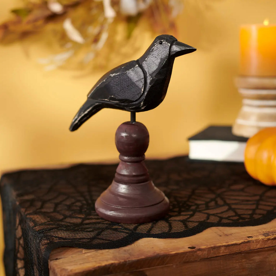 Crow On Spindle