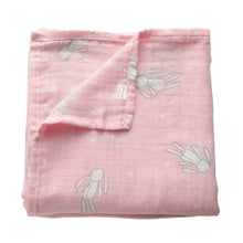 Muslin Swaddle Blanket (Rag Doll Bunny)