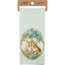 Blue Bunny Kitchen Towel