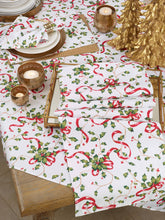 Holly and Ribbon Runner 16"x90"