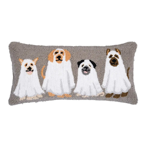 Halloween Ghost Dogs Pillow