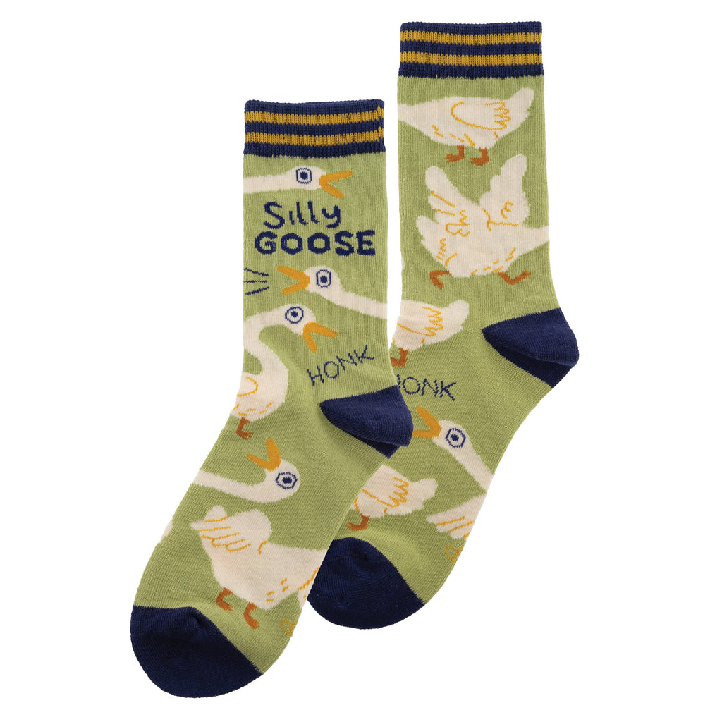 Crew Socks: Silly Goose – The White Rabbit STL