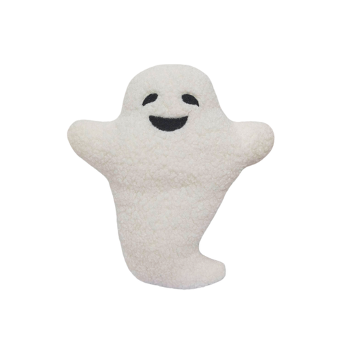 Sherpa Halloween Ghost w/ Tail Pillow