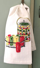 Keeping Cool Picnic Retro Flour Sack Kitchen Towel
