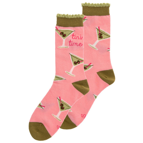 Crew Socks: Martini