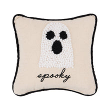 Halloween Spooky Ghost French Knot Pillow
