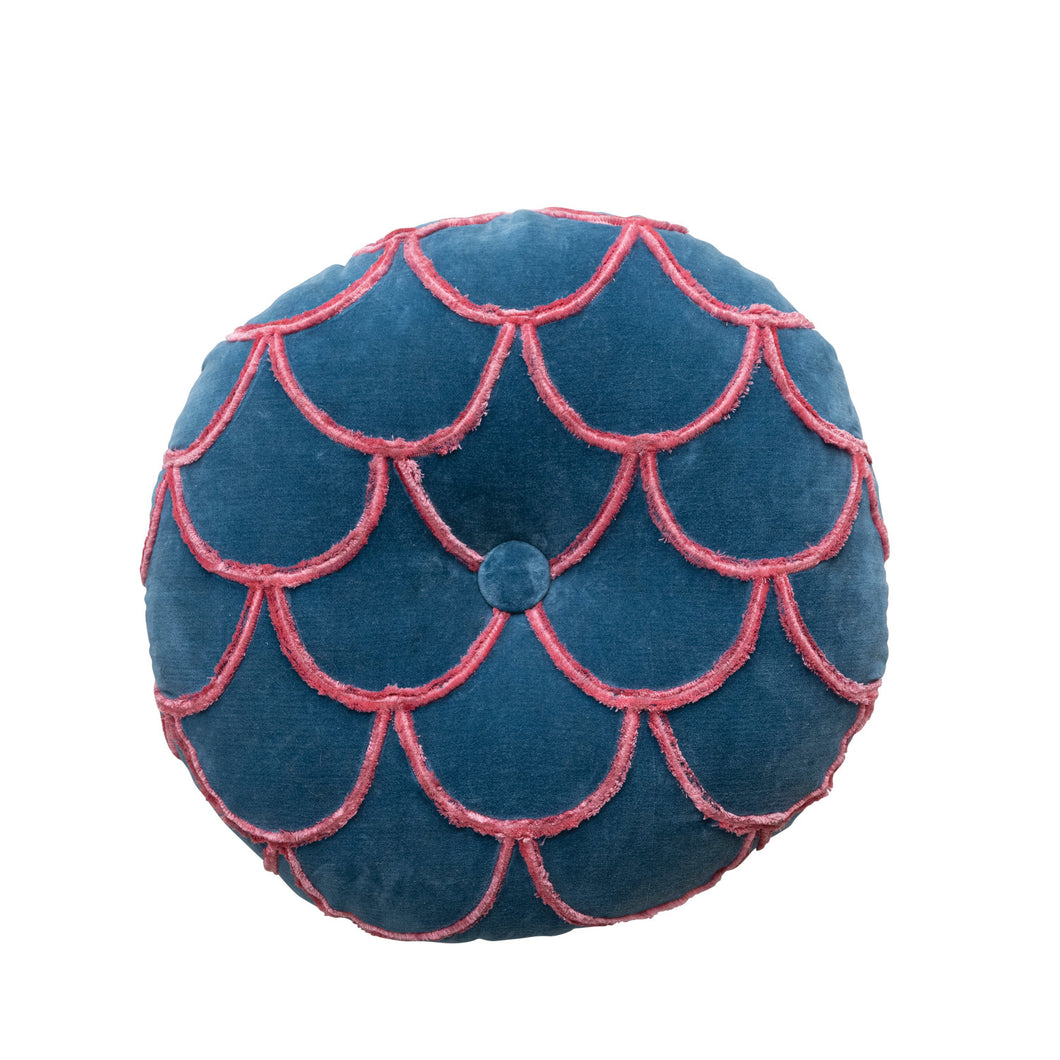 Scallop Round Pillow