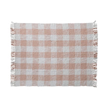 Pink Plaid Throw