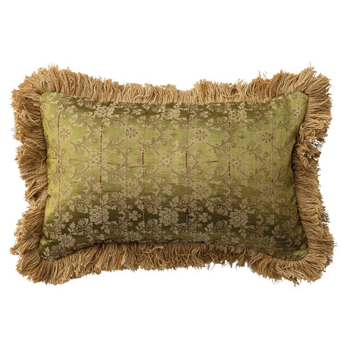 Brocade Pattern Lumbar Pillow
