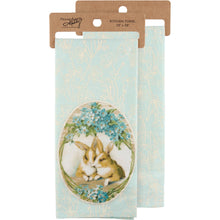 Blue Bunny Kitchen Towel