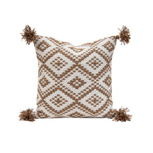 Hand Woven Rook Pillow Brown