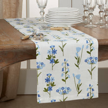 Floral Runner - Blue