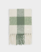 Recycled Check Tassel Scarf