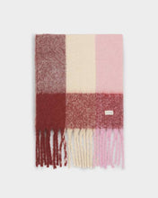 Recycled Check Tassel Scarf