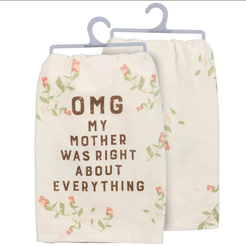 omg my mom towel