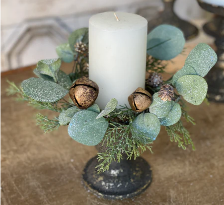 Gold Song Eucalyptus Candle Ring