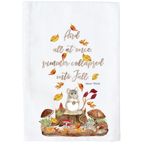 Woodland Mice Kitchen Towel