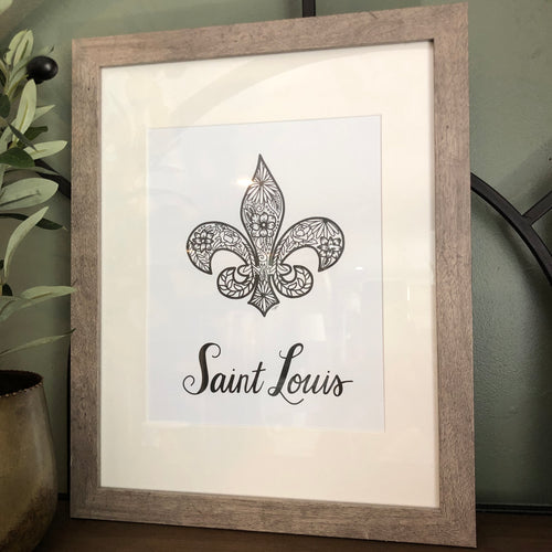 St. Louis Fleur de Lis Print