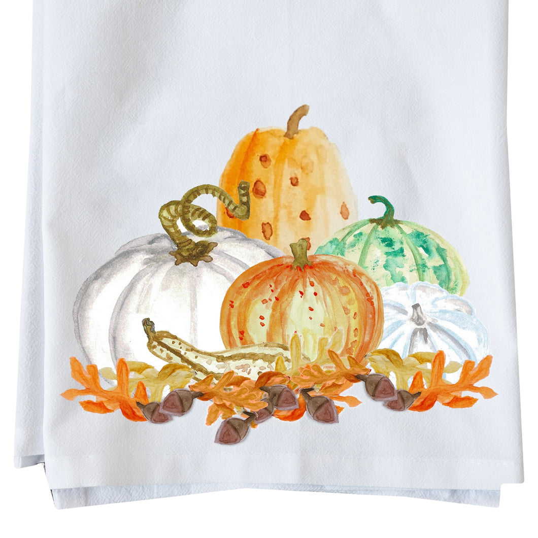 Fall Pumpkin Display Towel